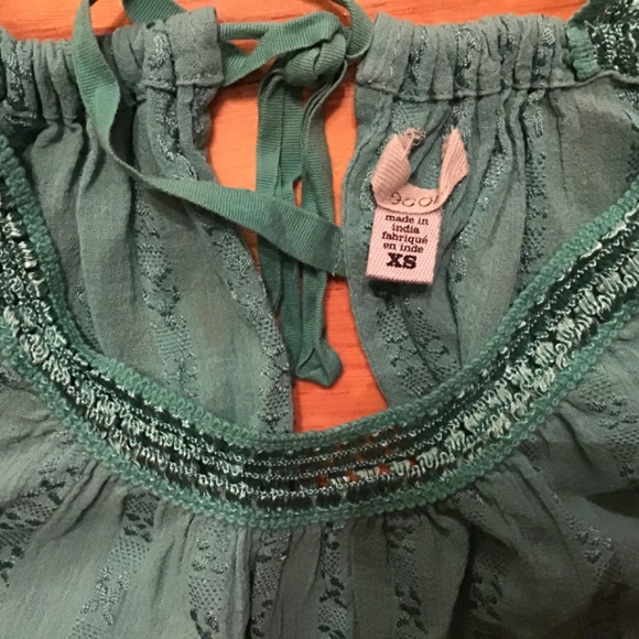 Ecote XS urban outfitters summer top green boho - Picture 5 of 5